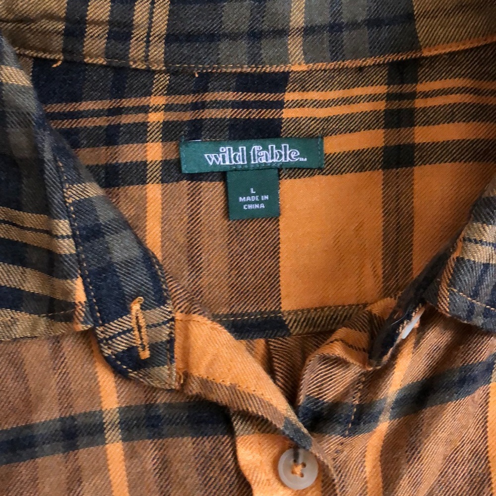 Wild Fable Target Cropped Flannel - Picture 2 of 2